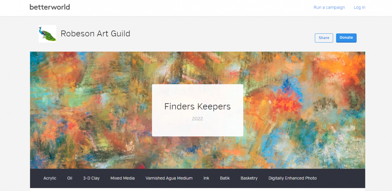 Finders Keepers Art Auction is Live!
