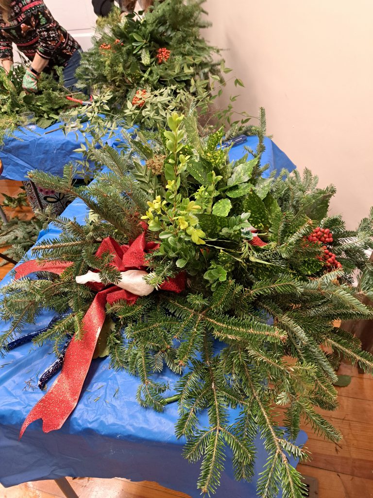 Holiday Greenery Class at Robeson Art Guild