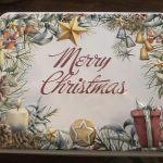 Merry Christmas Tin Box