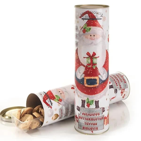 Santa Butterscotch Toffee Biscuits Sleeve