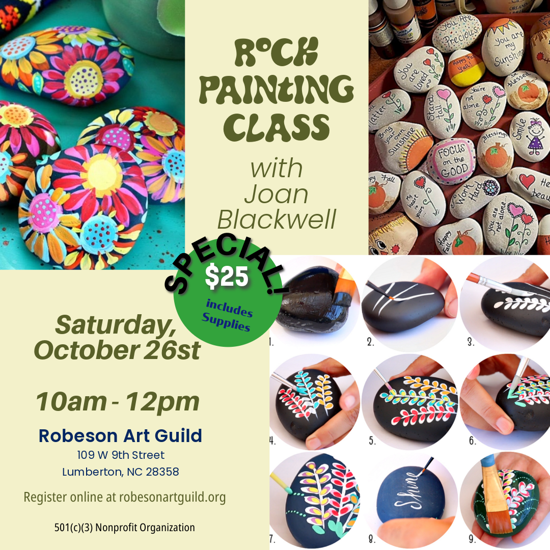 Next Rock Painting Class with Joan Blackwell