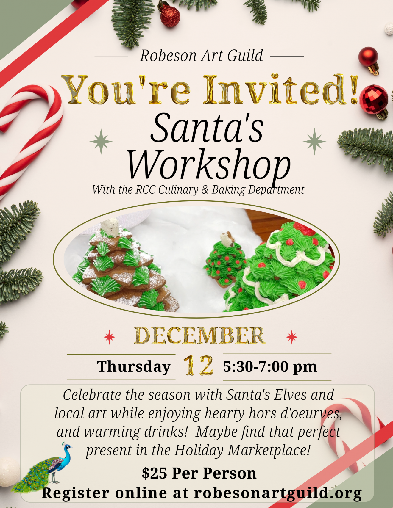 Santa's Workshop, December 12, 2024 at the Robeson Art Guild