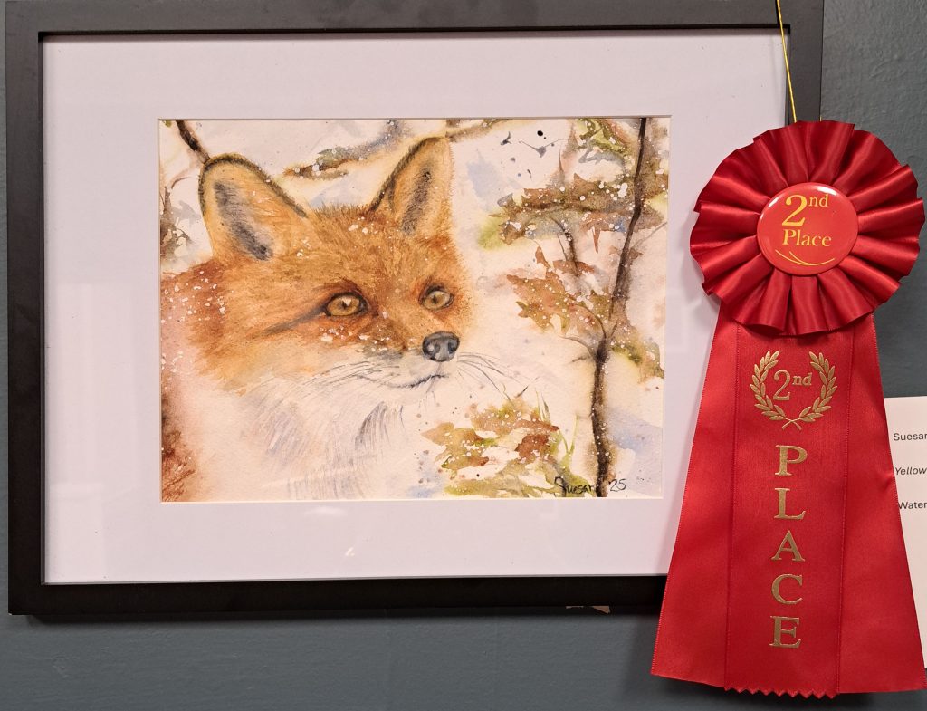 2nd Place - Yellowed Fox, Suesan Kennard, New Year Celebration 2025