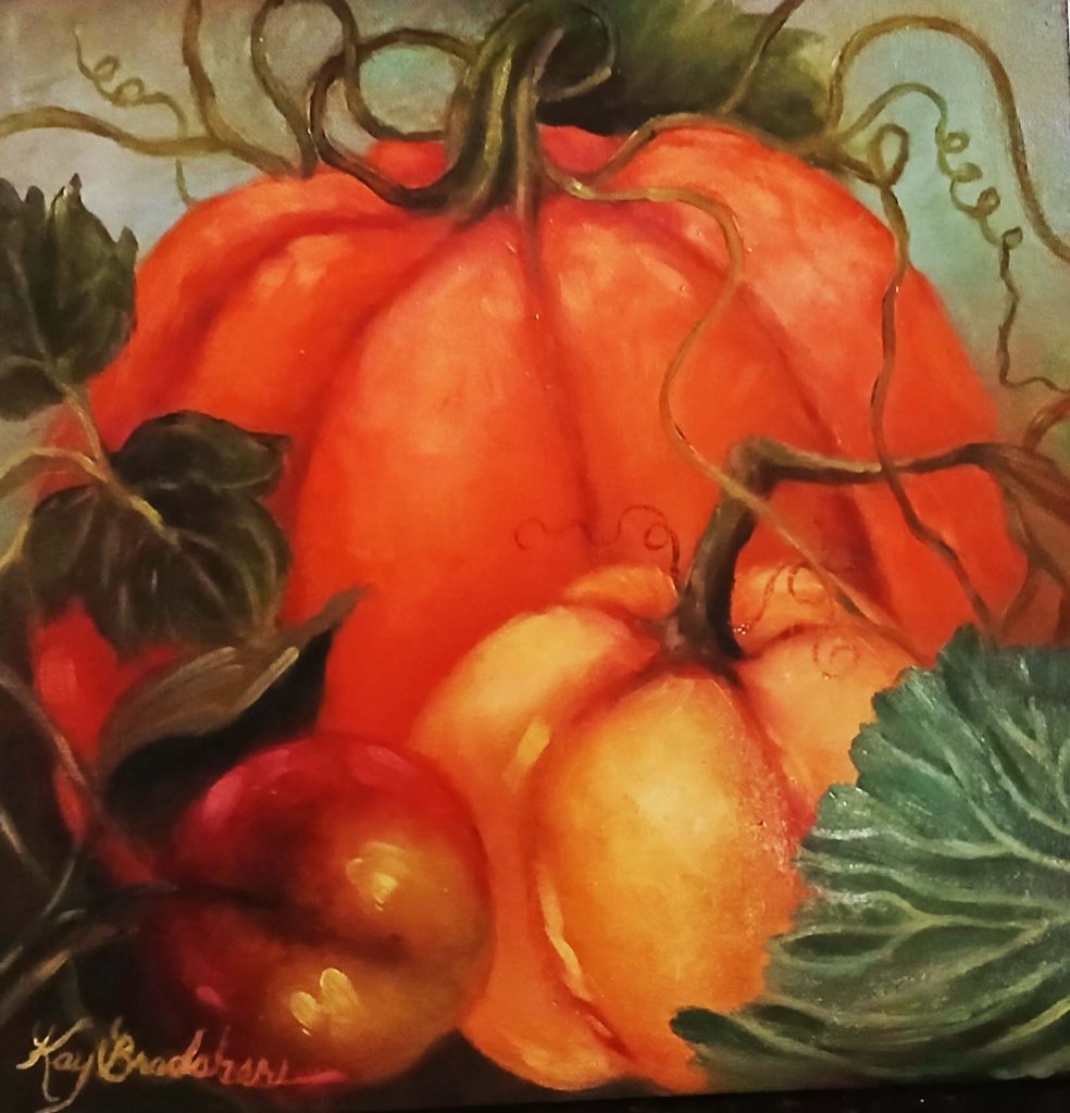 Third Prize, Small Harvest, Oil by Kay Bradsher