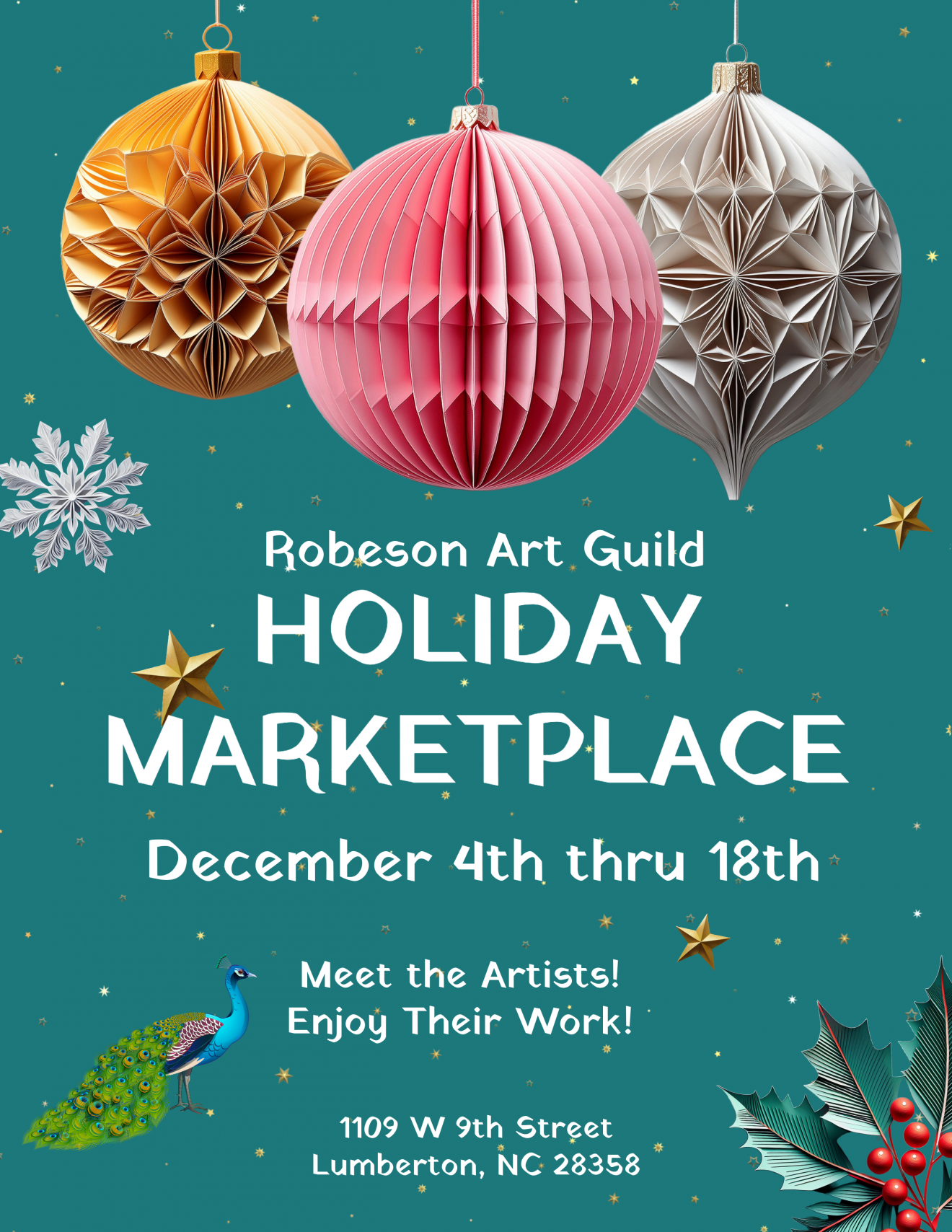 Holiday Marketplace, Robeson Art Guild