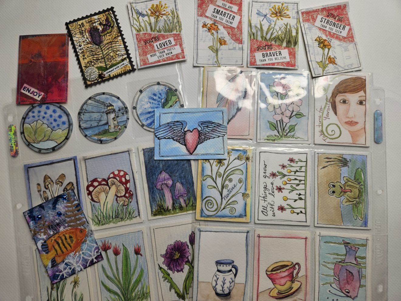 Summer Classes with Jill Vickers: Drawing, Watercolor, Colored Pencils, Printmaking, &amp; ATC (Artist Trading Cards) - Oh, My!